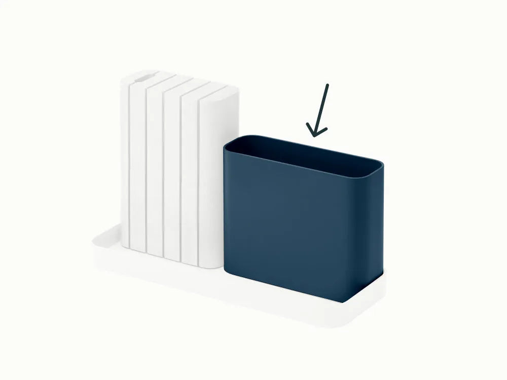 Metal Utensil Bin
