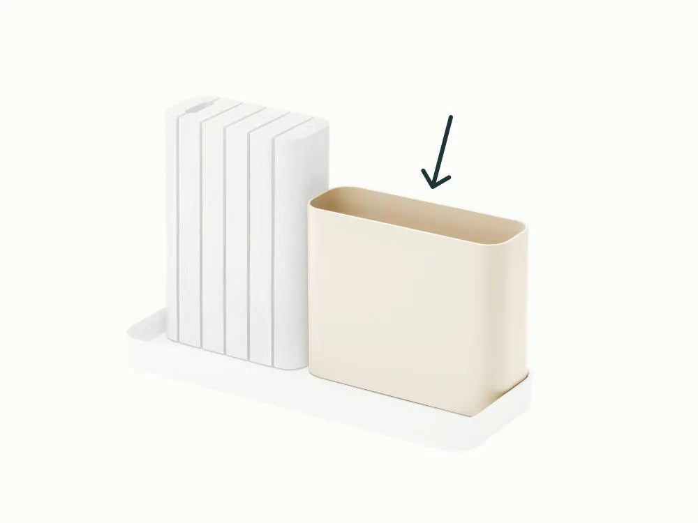 Metal Utensil Bin
